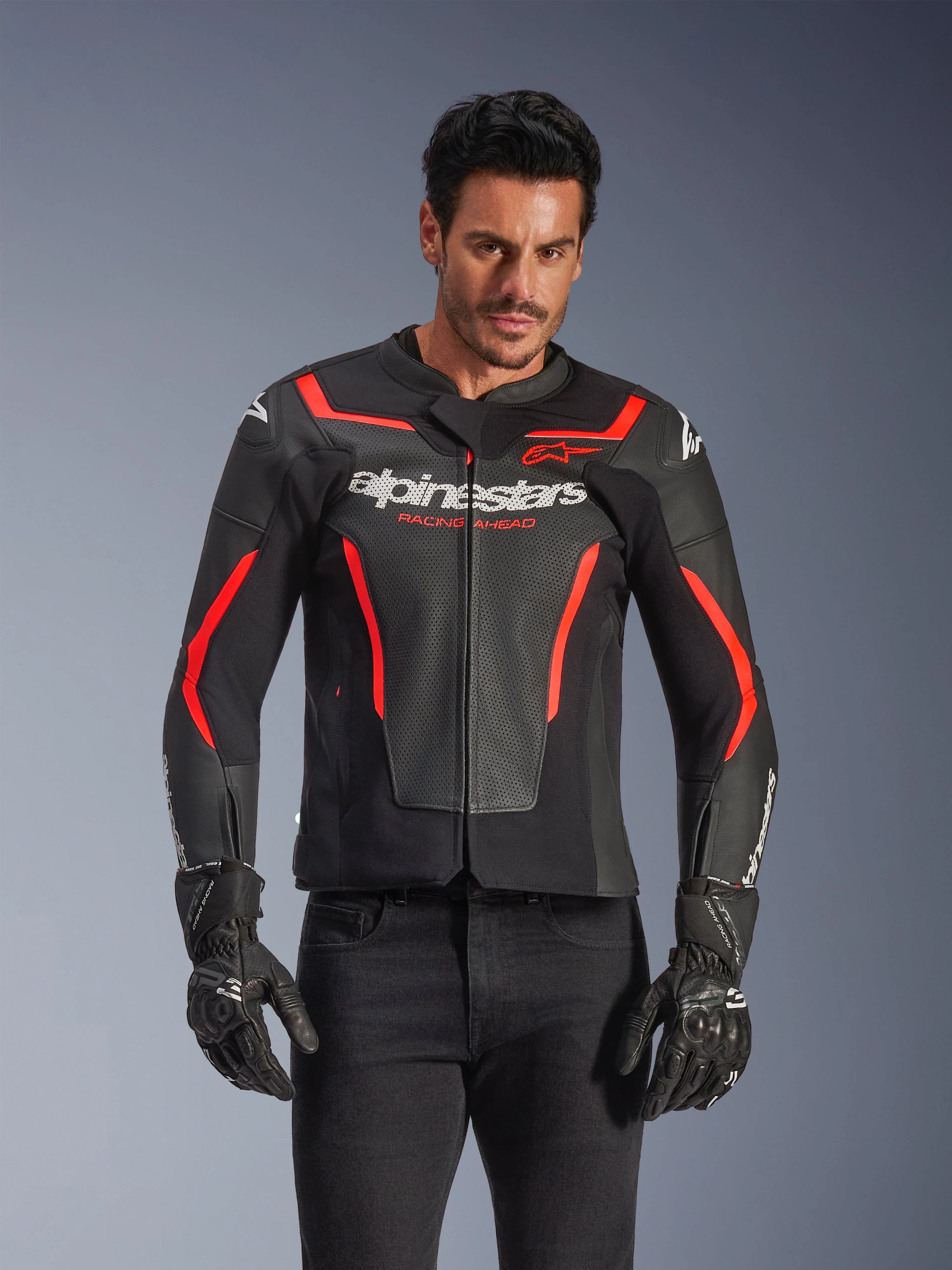 Jaqueta De Couro GP Force V2 Air