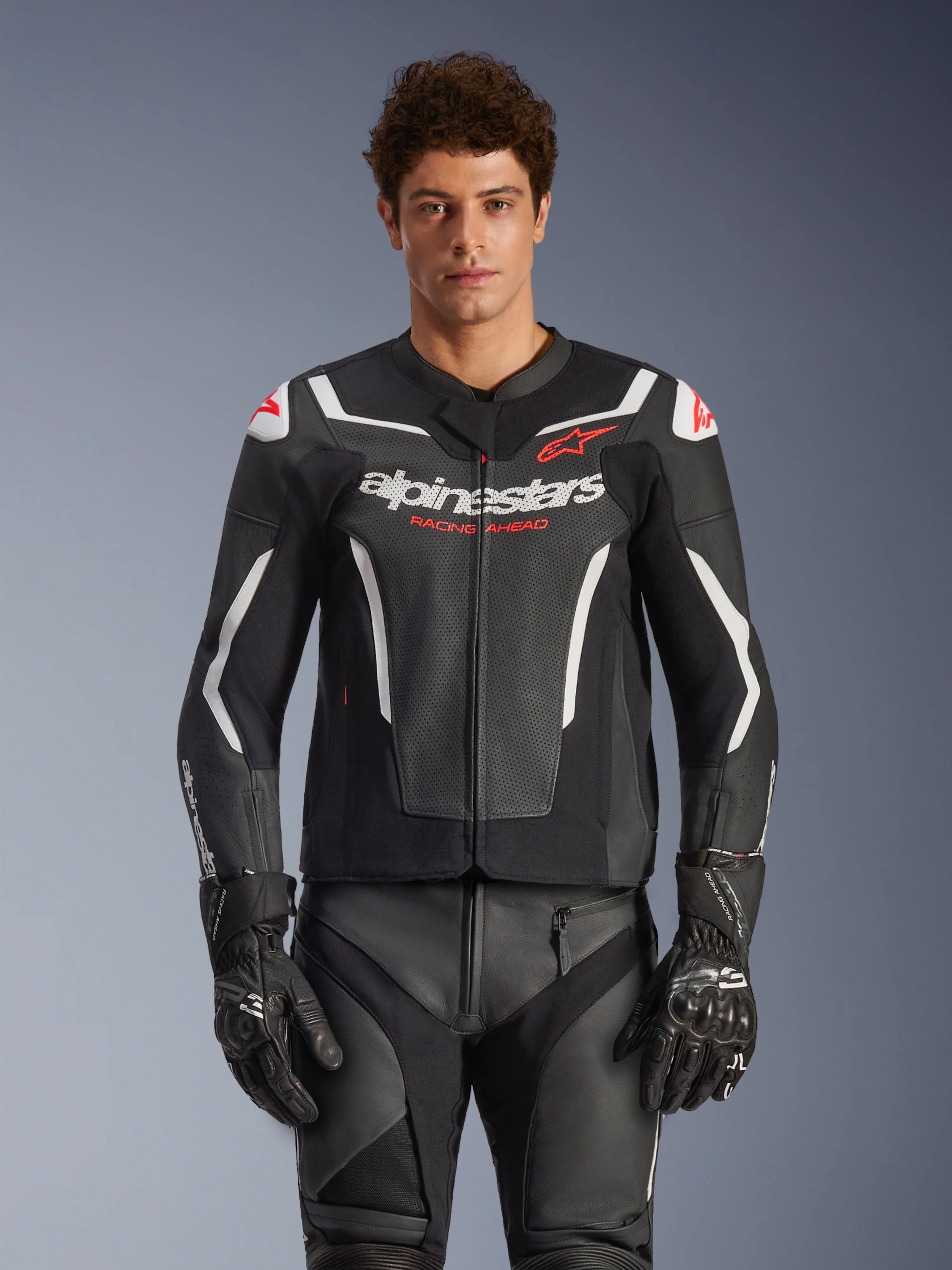 Jaqueta De Couro GP Force V2 Air