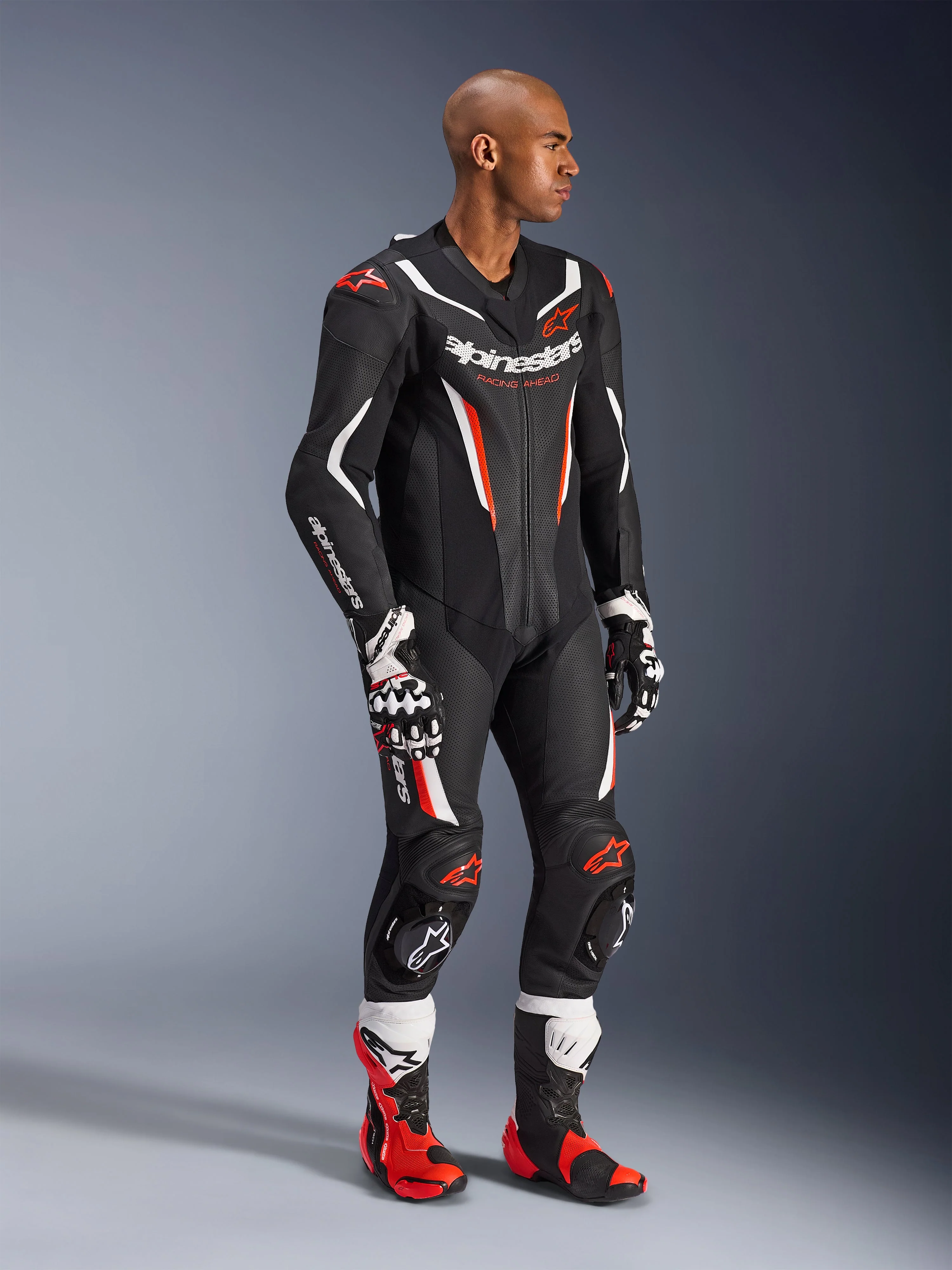 Macacão De Couro GP Force V2 1 Peça - Image 21