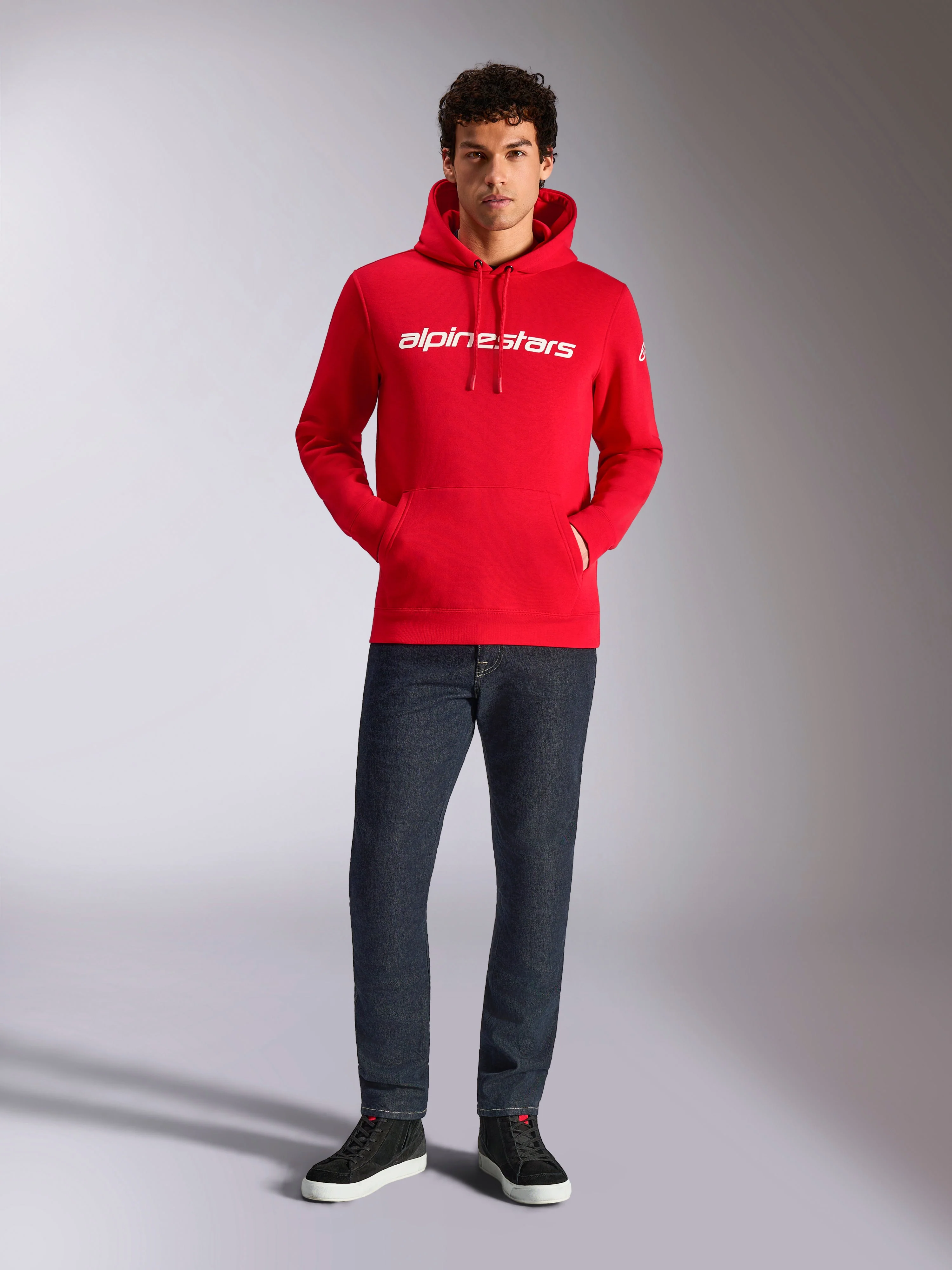 Hoodie Linear Wordmark V3 - Image 3
