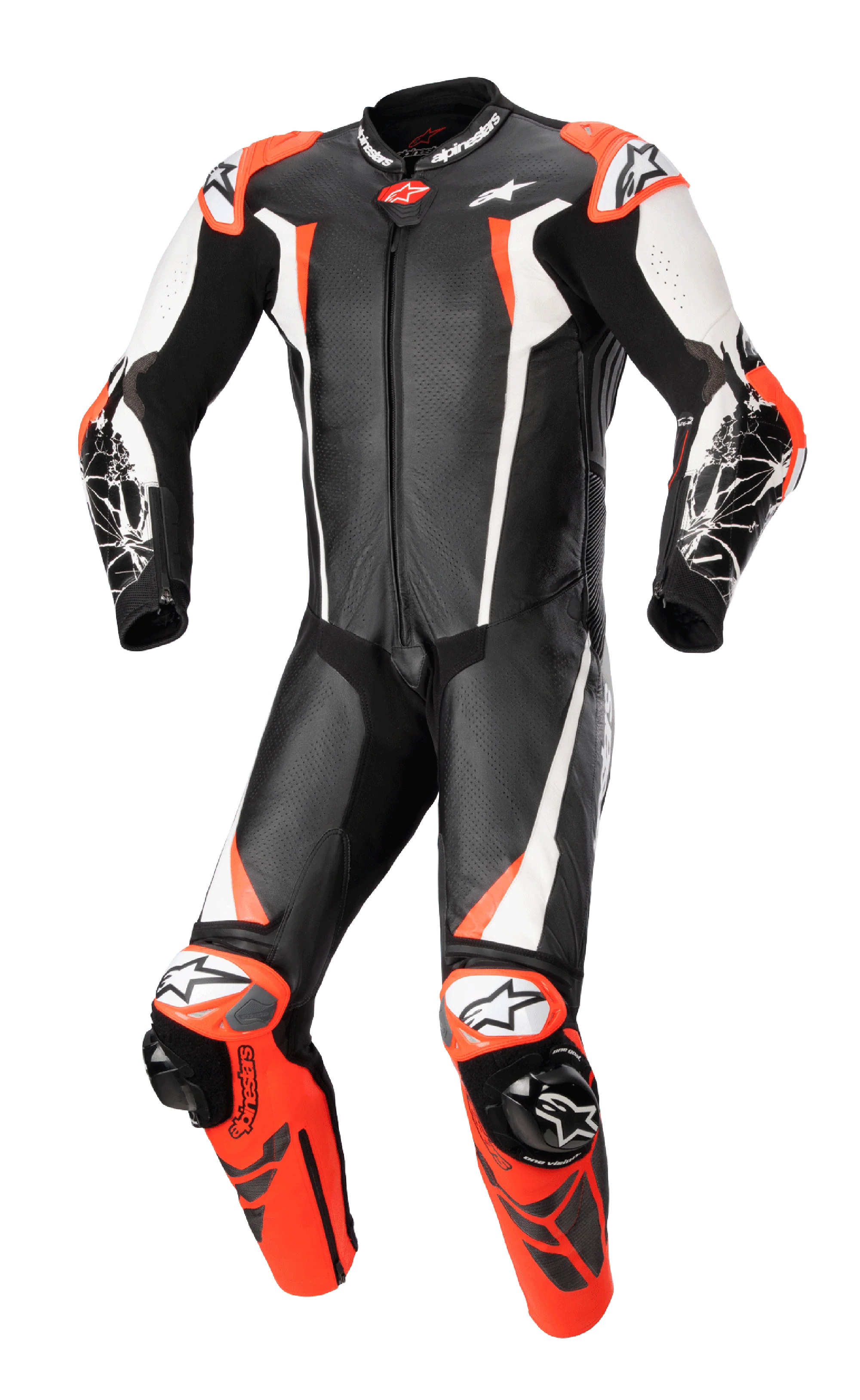Macacão De Couro Racing Absolute V2 1 Peça