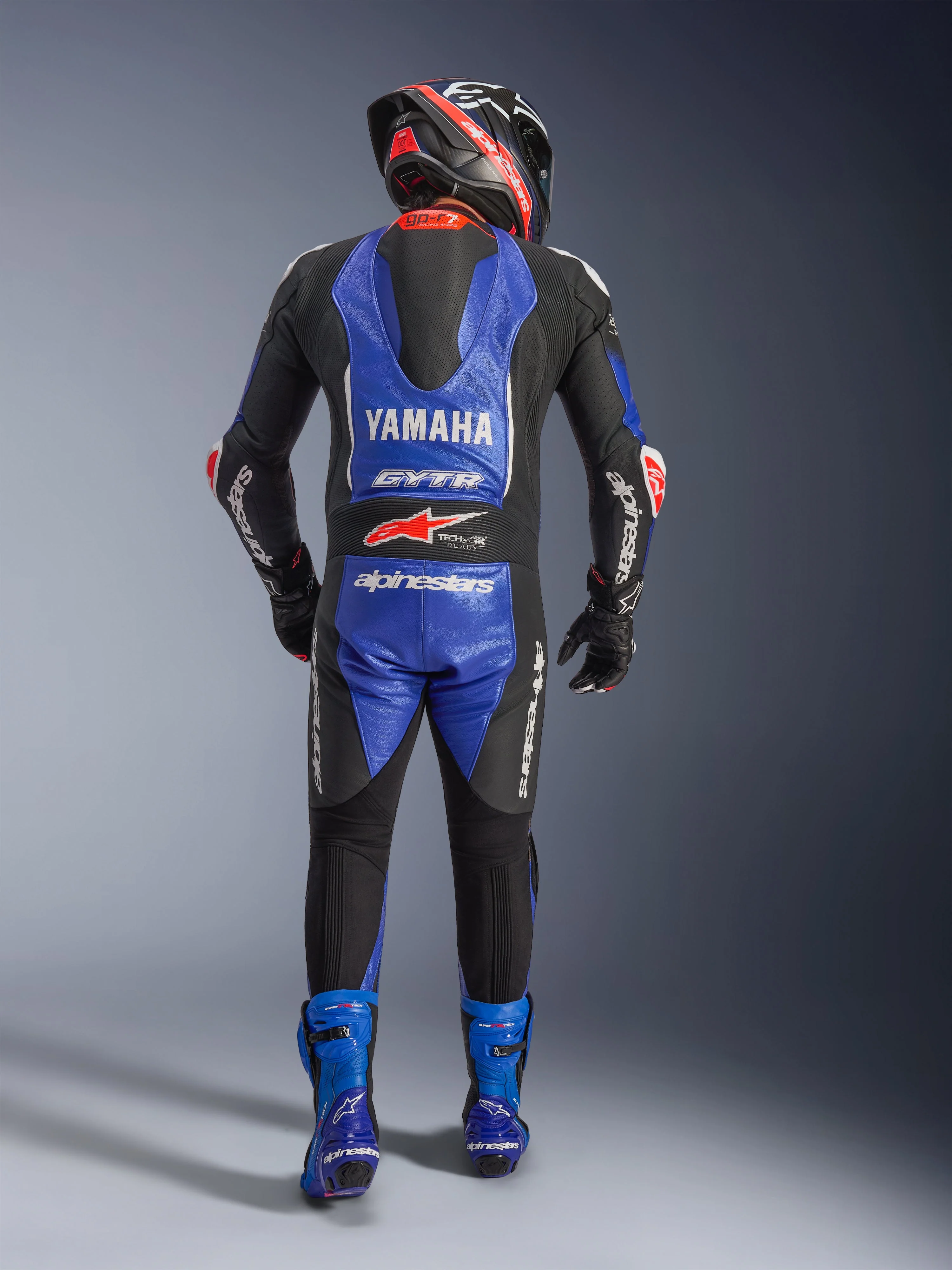 Macacão De Couro Yamaha GP-R7 1 Peça - Image 3
