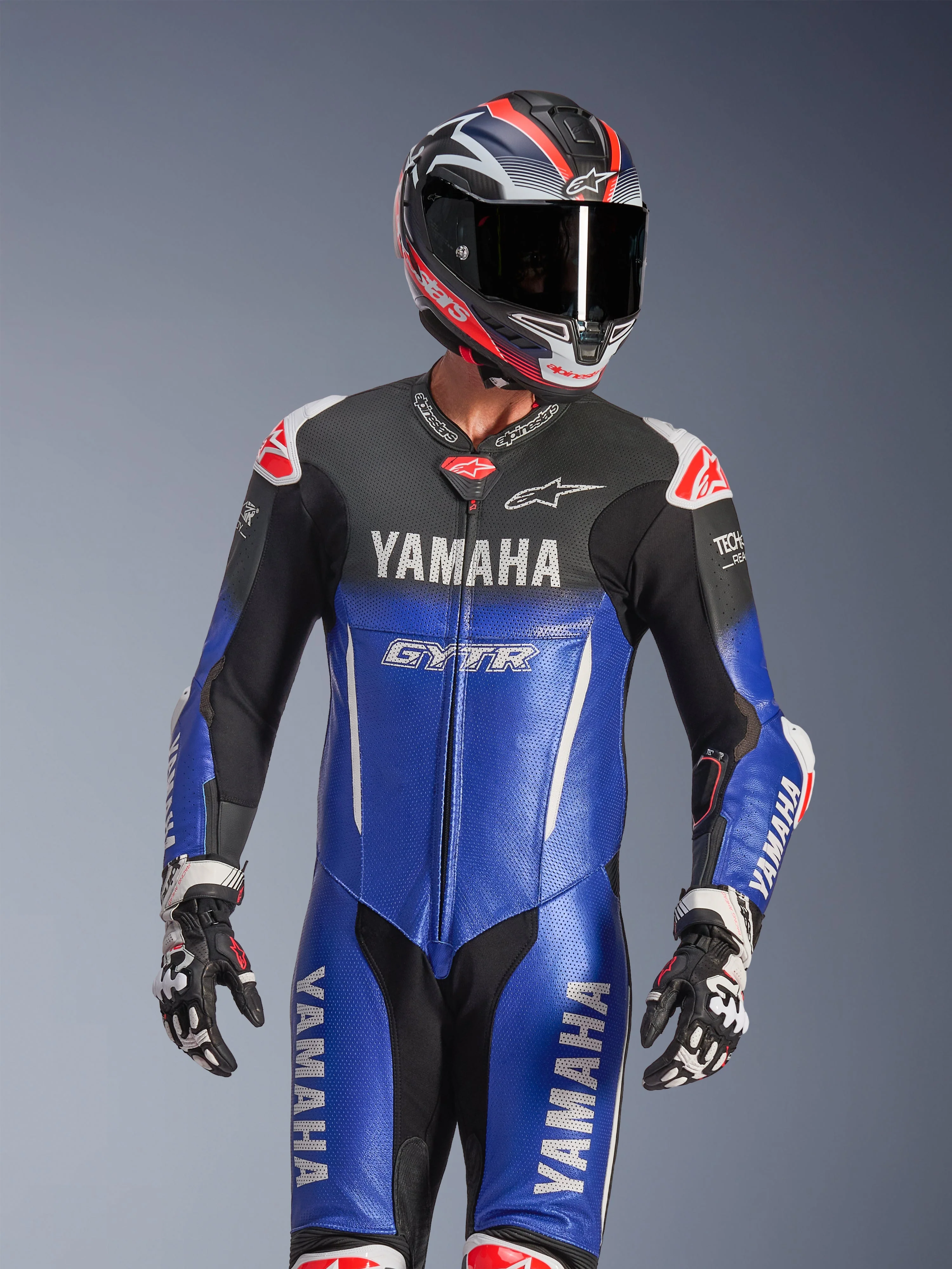 Macacão De Couro Yamaha GP-R7 1 Peça - Image 4