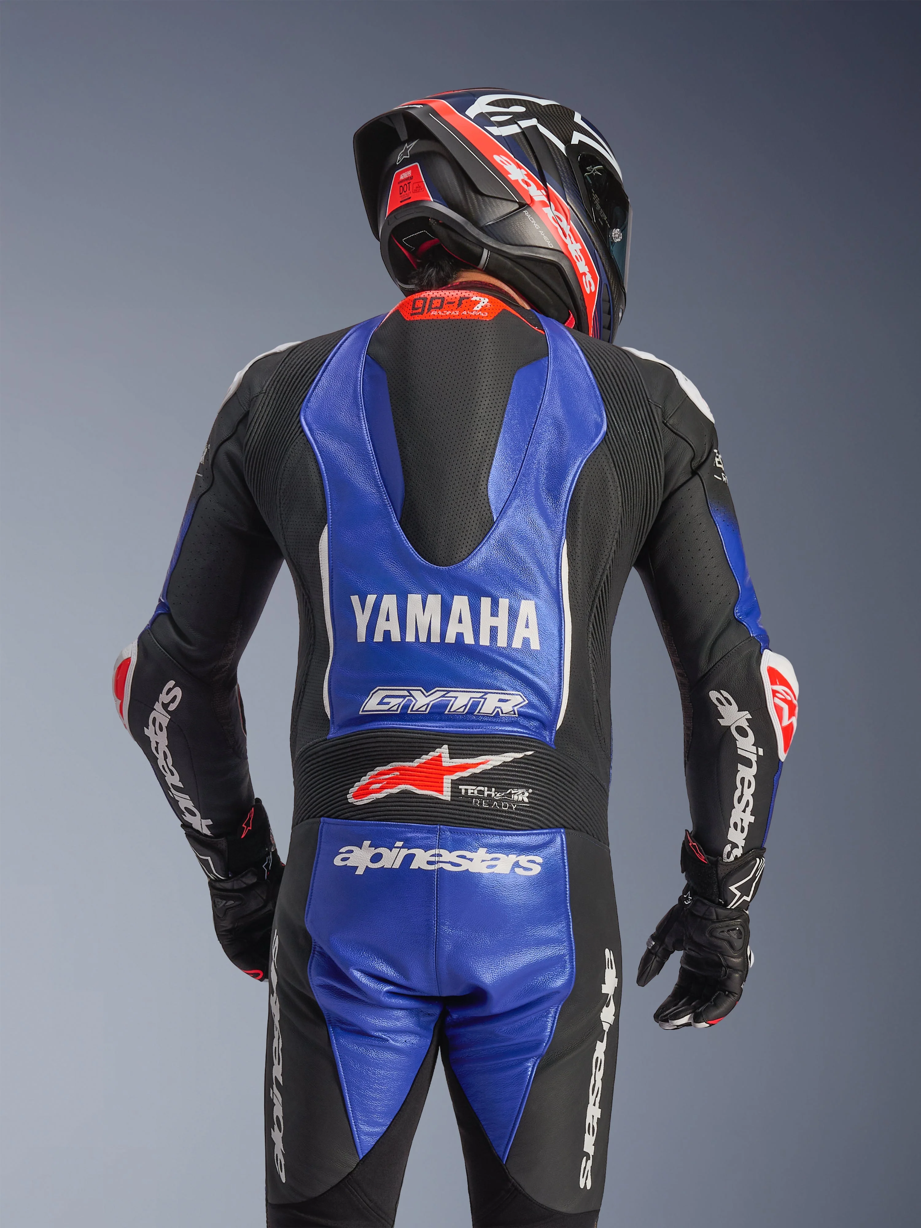Macacão De Couro Yamaha GP-R7 1 Peça - Image 5