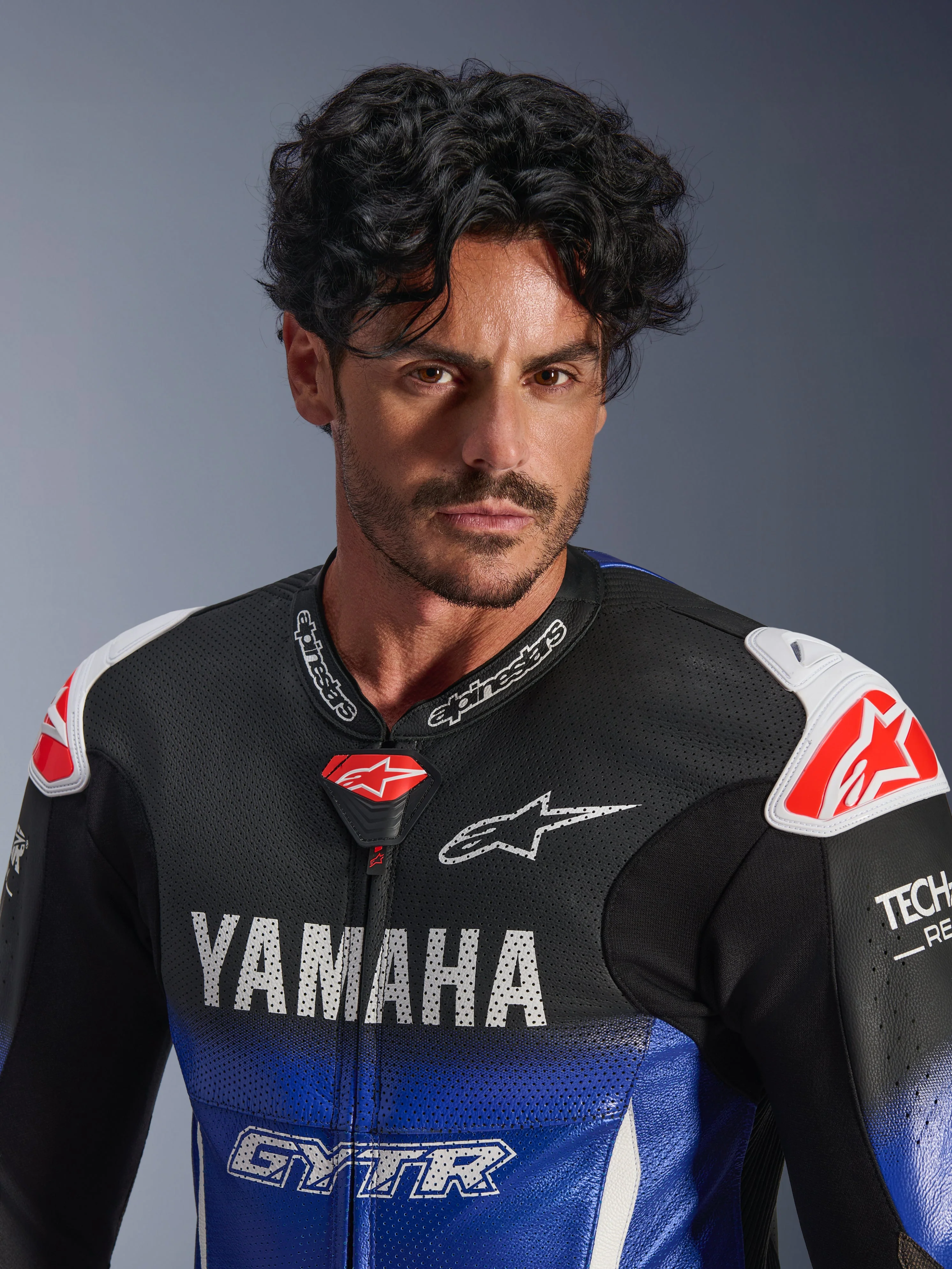 Macacão De Couro Yamaha GP-R7 1 Peça - Image 6